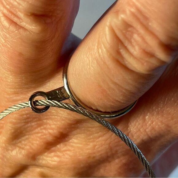 Turquoise and Zircon Stone Turkish Handmade Jewelry 925 Sterling Silver 8+ - Picture 12 of 12